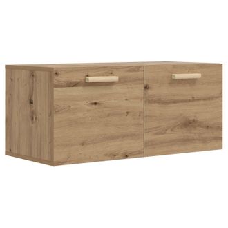 vidaXL Armario De Pared Montada En La Pared Roble Artisan Vidaxl