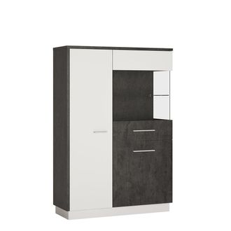 Furniture To Go Zingaro Low Display Cabinet (RH)