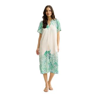 In Front Maxi Jurk - Dames - Casual kleedjes - Veelkleurig - M - Kleedjes