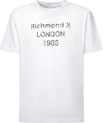 John Richmond Printed Cotton T-shirt
