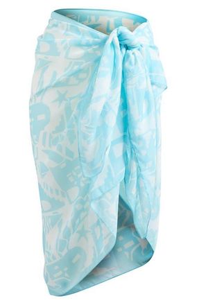 Treasure & Bond Vacay Ready Pareo in Blue at Nordstrom