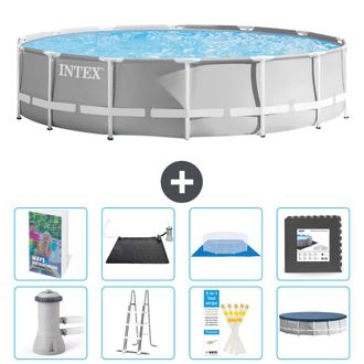 Intex Piscina Prism Frame Redonda - 427x107 Cm - 9-piezas S543