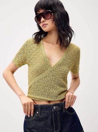 Twik Womens Openwork knit Bolero Jacket