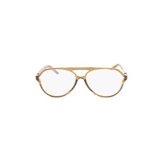 Jacquemus Glasses, unisex, Beige, Size: ONE SIZE Pilot-frame Glasses