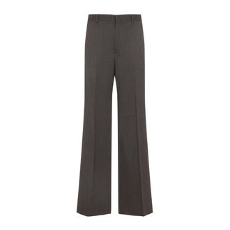 Celine Ethan Trousers - male - CELINE - Wide Trousers - Brown - M - Trousers