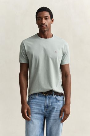 GANT Men Regular Fit Shield T-Shirt (XXXL) CERAMIC GREY