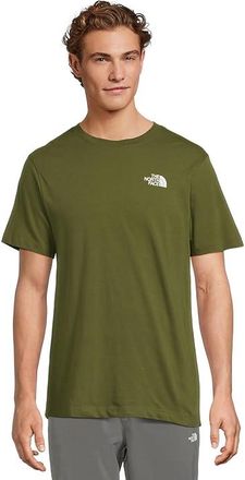 The North Face Evolution Box Camo Fill Short Sleeve T-Shirts Graphic Mens T Shirt Woodland Green : 2XL, Cotton