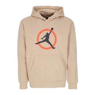 Nike Jordan Hoodies, male, Beige, Size: XL Desert Graphic Fleece Hoodie