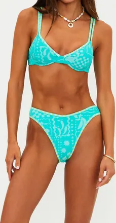 Beach Riot Womens Camila Top In Turquoise