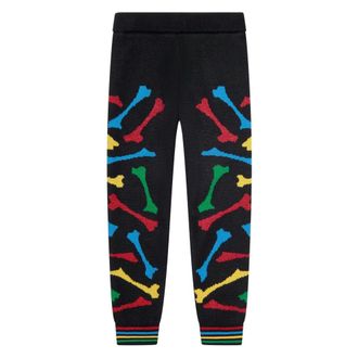 Amiri Bones Stacked Joggers - male - Amiri - Sweatpants - Black - 10 Y - Kids