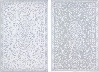 BIZZOTTO Alfombra Ansedonia Blanco Gris 150x210 Cod.0607621