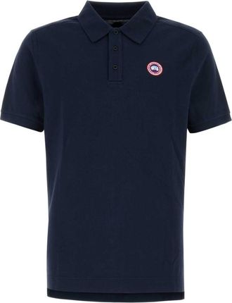 Canada Goose Navy Blue Beckley Solid Polo T-shirt