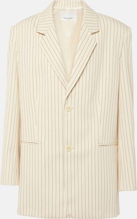 Frankie Shop Aiden pinstripe twill blazer