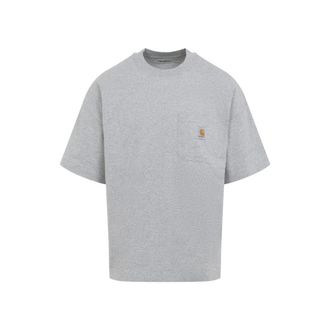 Carhartt Work in Progress Heather Grey Crew Neck T-Shirt
