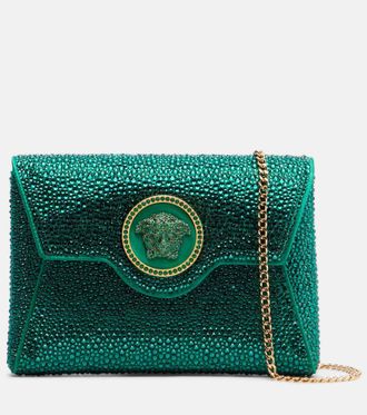 Versace Bolso cruzado Medusa Mini adornado