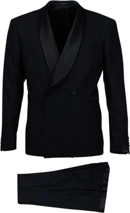Tagliatore Kostuums, Heren, Zwart, 5Xl, Single Breasted Suits