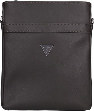Guess Messenger Bag - Heren - Schoudertassen - Grijs - ONE Size - Leer - Tassen