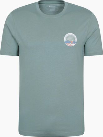 Mountain Warehouse Mens Mountain Warehouse Mens St Ives T-Shirt - Green - Size: 42