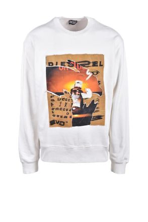 Diesel Crew Neck Sweatshirt - White