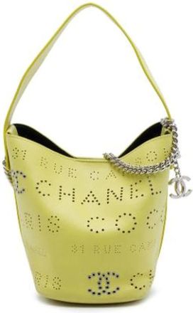 Chanel Borsa a secchiello vintage Pre-owned - - Pre-owned - Donna - Giallo - ONE SIZE