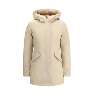 Woolrich Down Coats, female, Beige, Size: XL Arctic Parka Jacket with Teflon Coating