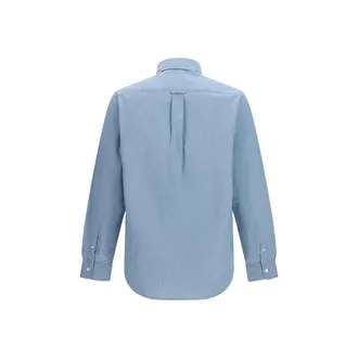 Maison Kitsun&eacute; Profile Fox Shirt - Blue