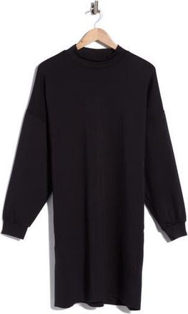 b.young Long Sleeve Mock Neck Sweater Dress in Black at Nordstrom Rack, Size X-Small