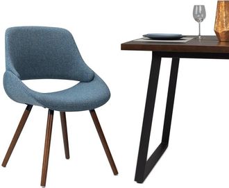 Simpli Home Malden Bentwood Dining Chair With Wood Back
