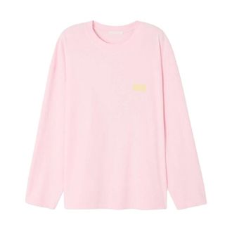 American Vintage Top lange mouw Gix02Ce - Dames - Tops - Roze - Maat: M/L