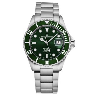 Revue Thommen Diver Automatic Green Dial Mens Watch 17571.2129