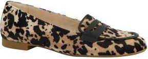 Paul Green Dottie Penny Loafer in Sand Black Leo Combo at Nordstrom Rack, Size 7Us / 4.5Uk