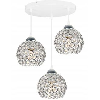 OEM L&aacute;mpara Colgante Cromada L&aacute;mpara De Techo Led Cristal