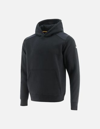 CAT Mens Caterpillar Mens Essentials Hooded Sweatshirt - Black - Size: 42