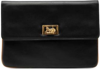Celine Pre-owned Vintage Clutch - Dames - Vintage Clutch - Zwart - ONE Size - Leer - Vintage