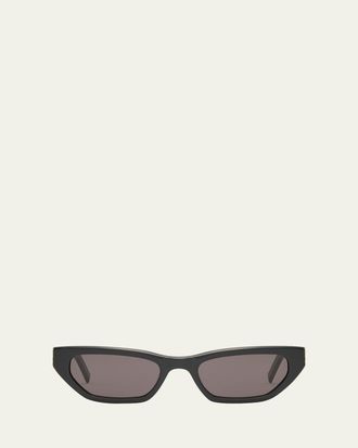 Saint Laurent YSL Plastic Cat-Eye Sunglasses