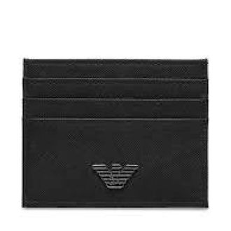 Emporio Armani Wallets & Cardholders, male, Black, Size: ONE SIZE Card Holder and Keyring Set
