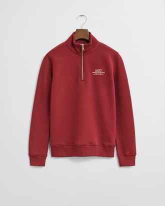 GANT Teens Graphic Half-Zip Sweatshirt (146/152) PLUMPED RED