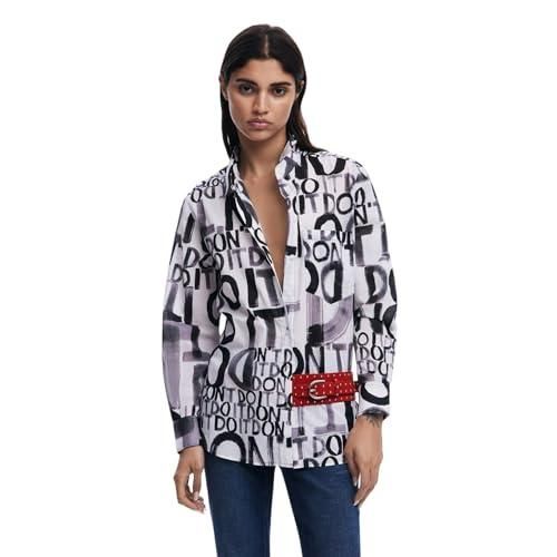 Chemise Desigual Femme Noir Taille 38 - Occasion Très Bon état, Comme Neuve - 68% Coton
