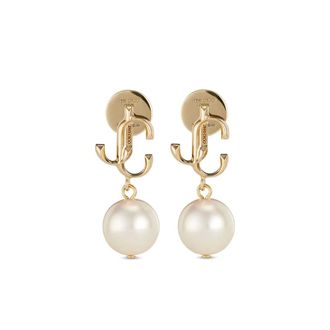 Jimmy Choo London Accessoires, Dames, Veelkleurig, ONE Size, JC Pearl Earring