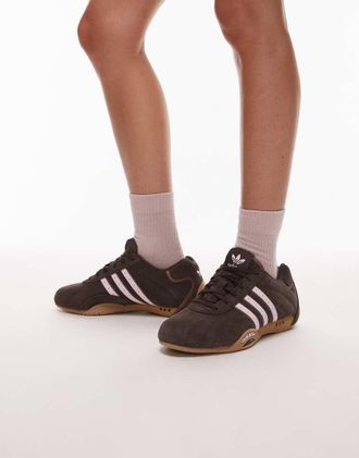 adidas Originals Adiracer - Sneakers marroni e rosa-Marrone