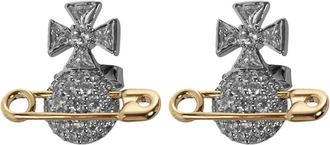 Vivienne Westwood Orecchini Hectorina - - Accessories - Donna - Bianco - ONE SIZE
