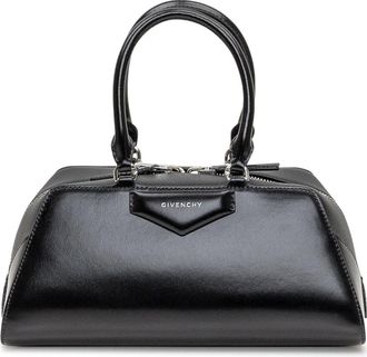 Givenchy Tassen, Dames, Zwart, ONE Size, Katoen, Small Antigona East-West Bag