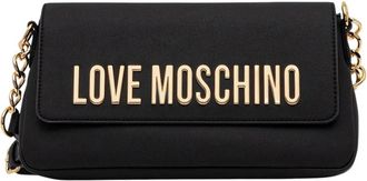Love Moschino Schoudertas met logo-detail - Dames - Schoudertassen - Zwart - ONE Size - Tassen