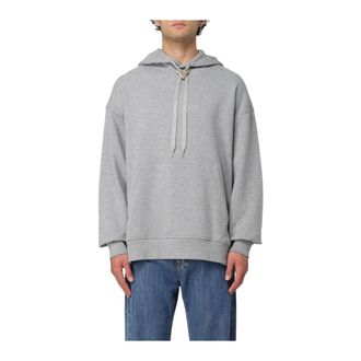 Valentino Hoodies, male, Gray, Size: M Casual Hoodie