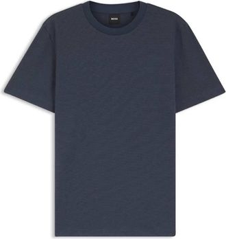HUGO BOSS Bubble-Structure T-Shirt In Cotton, Size X-Large