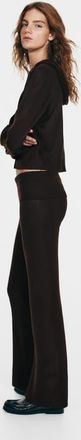 H&M Knitted Yoga Pants in Dark Brown at Nordstrom, Size X-Small