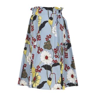 Marni Midi Skirts, female, Multicolor, XS, Flared Midi Skirt