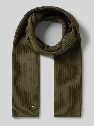 Tommy Hilfiger Schal aus Kaschmir-Baumwoll-Mix in Schilf, Gr&ouml;&szlig;e 1