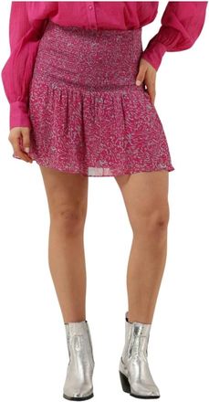Goosecraft Lolita Rok in Fuchsia - Dames - Korte rokken - Veelkleurig - M - Rokken