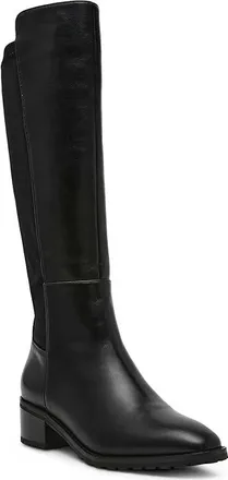 Anne Klein Stamford Womens Boots Black PU : 7.5 M, Leather/Suede